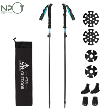 Collapsible Trekking Poles With Strap,Lightweight Walking Sticks For Hiking,Camping,Walking, Backpacking, Snowshoeing